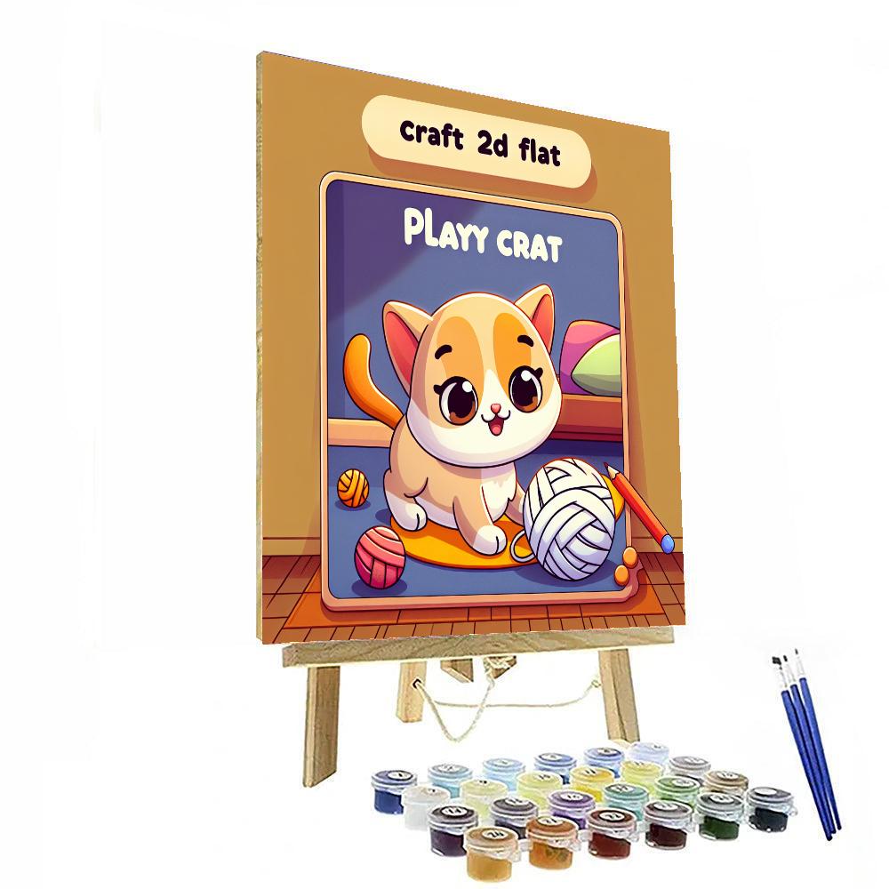 Charming Kitten Paint By Color