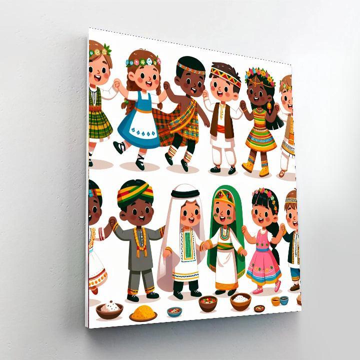 Cultural Festival Painting Number Kit
