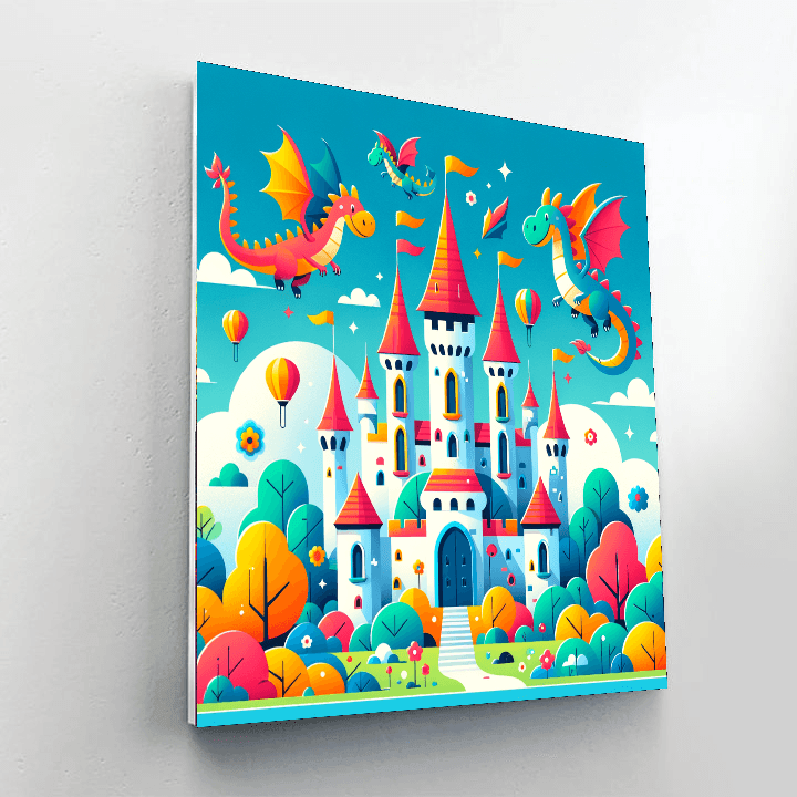 Enchanted Castle Journey Paint By Color
