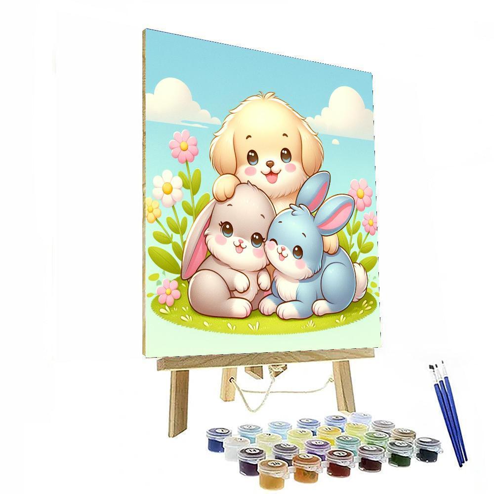 Charming Animal Pals Paint By Number