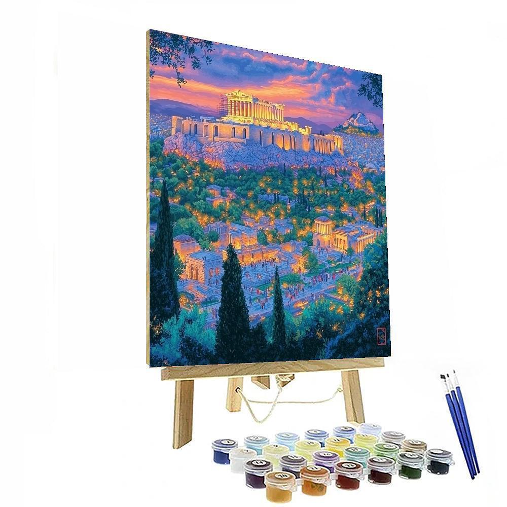 The Acropolis - Greece Paint By Number