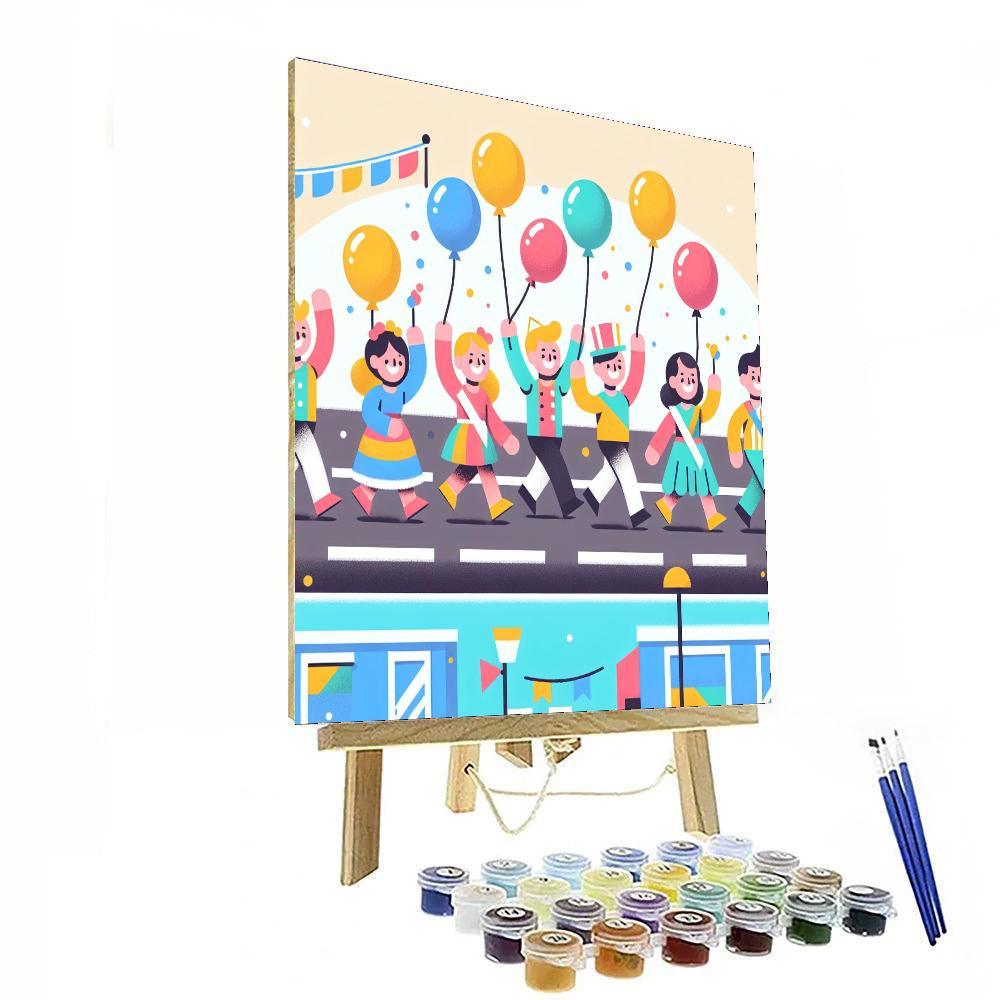 Colorful Parade Paint By Numbers Kits
