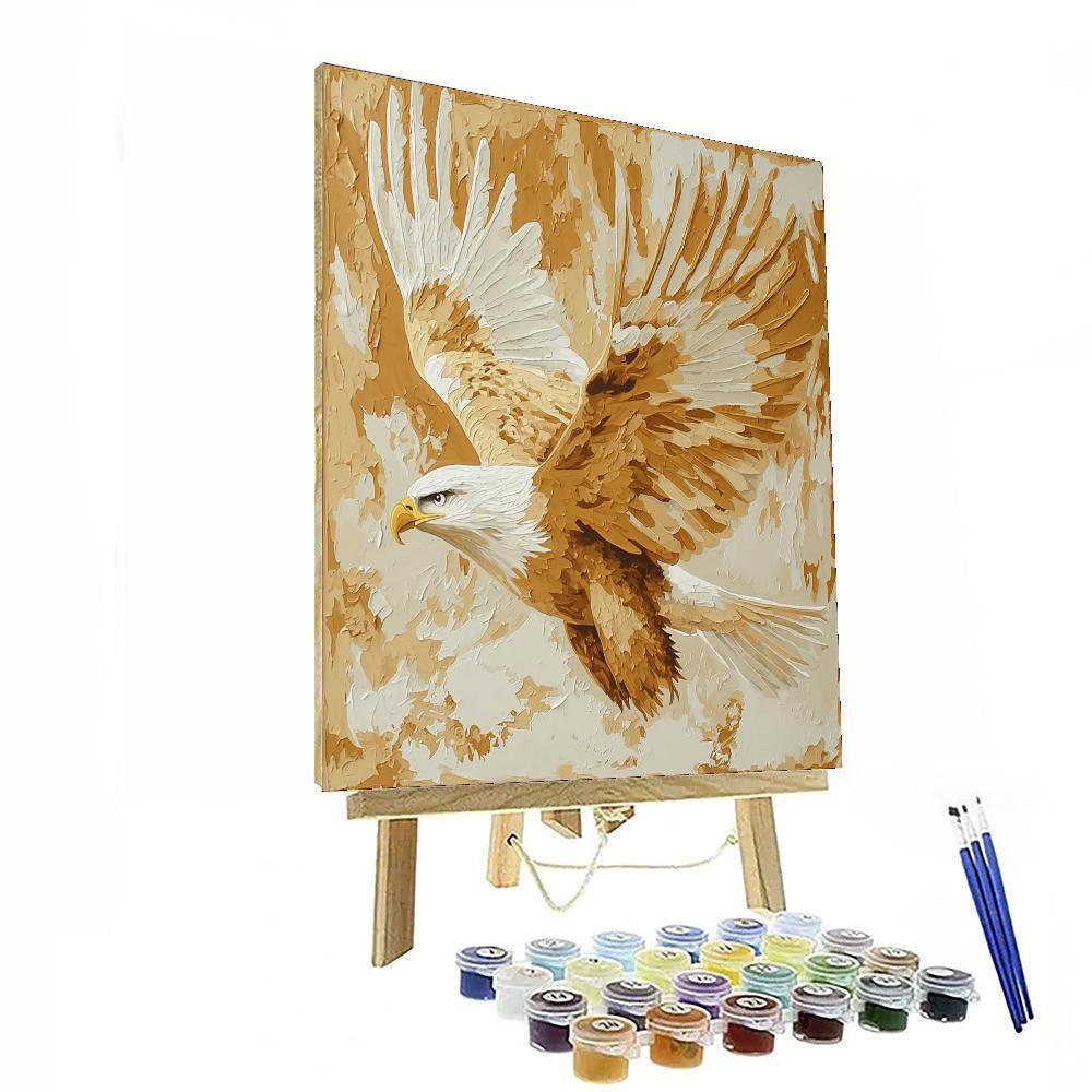 Michelangelo Inspired Eagle's Resurgence  Paint By Numbers