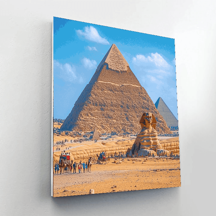 Giza Pyramids - Egypt DIY Paint By Numbers