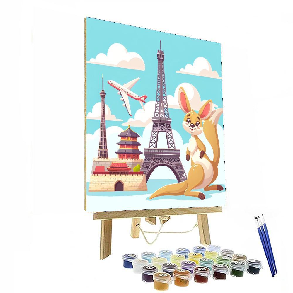 Around The World Paint By Number