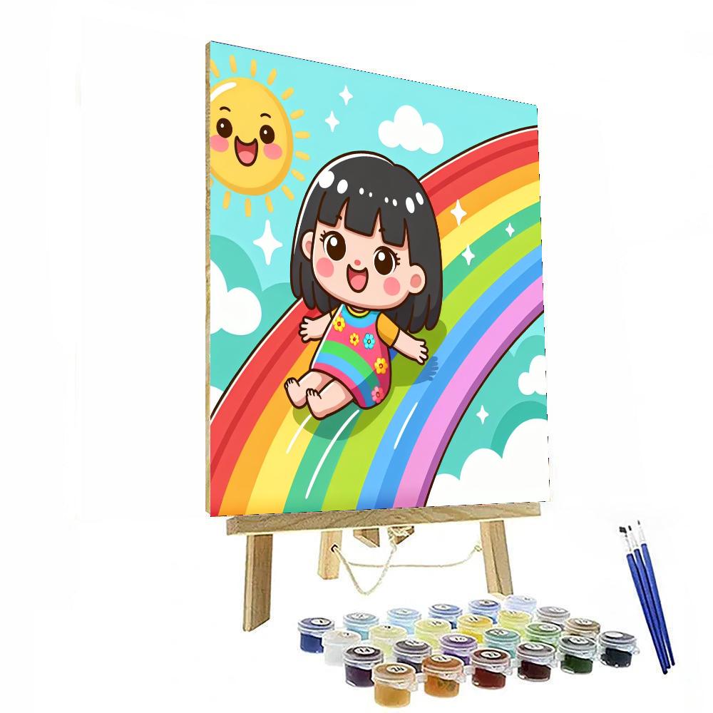 Rainbow Magic Kingdom Paint By Numbers Art