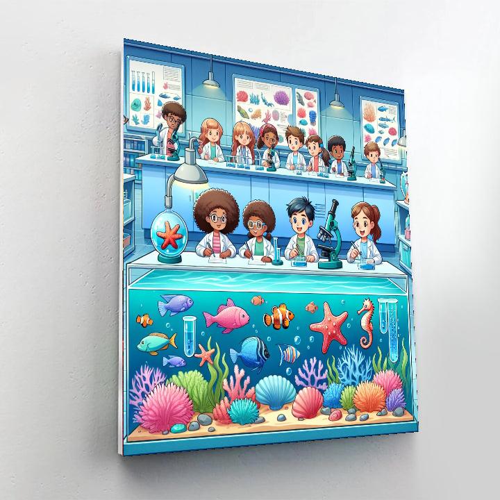 Ocean Mysteries Lab Paint By Number