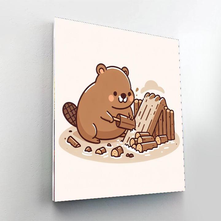 Busy Beaver Builder Number Painting