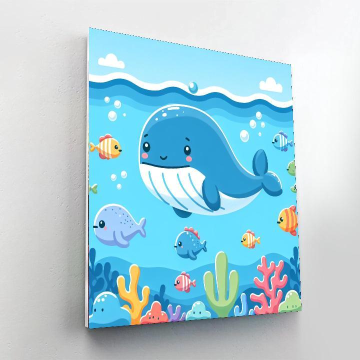 Whale Wonders Expedition Numbered Painting Kits
