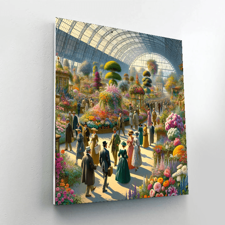 International Flower Show - United Kingdom Paint By Number