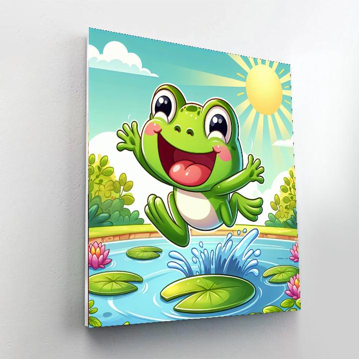 Hoppy Little Frog Numbered Painting Kits