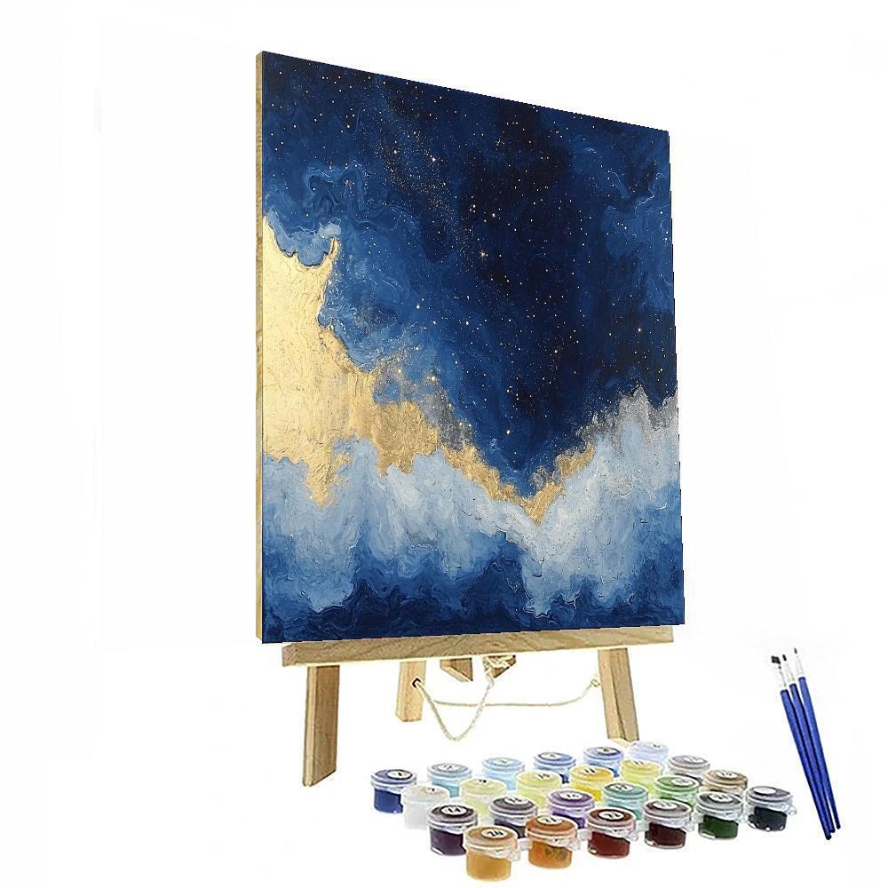 Paul Cézanne Inspired Celestial Splendor  Painting By Numbers Kit