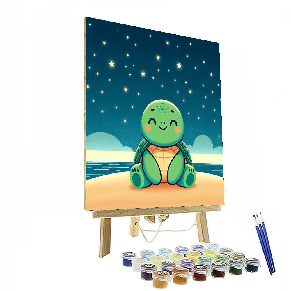 Twinkling Turtle Number Painting