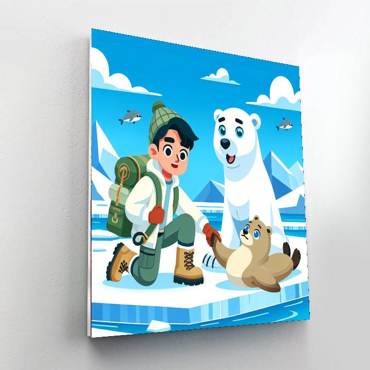 Polar Bear Rescue Paint By Numbers Kits
