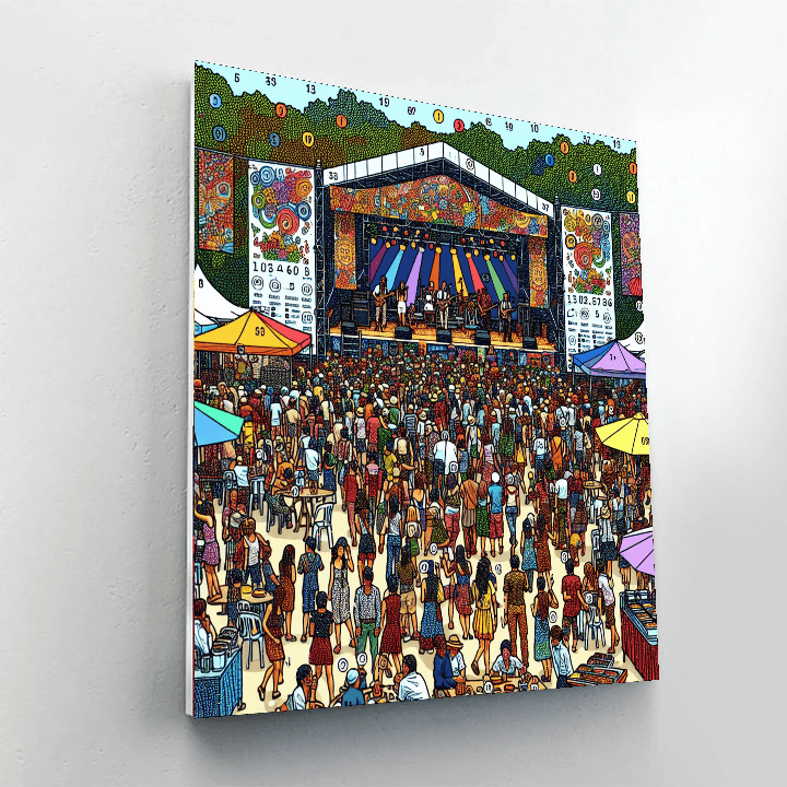 Bumbershoot Festival Painting Number Kit