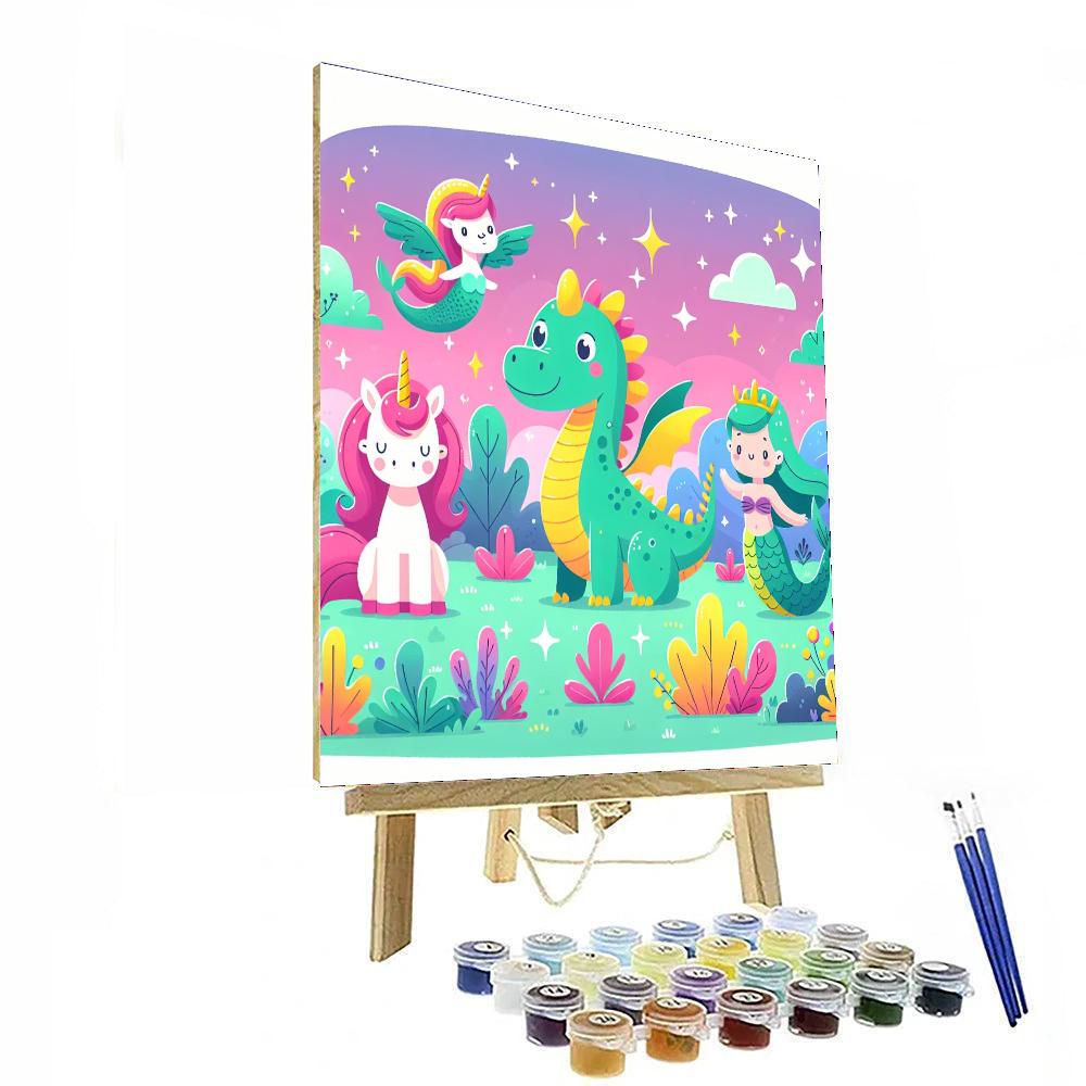 Mythical Creatures Enchantment Paint By Number