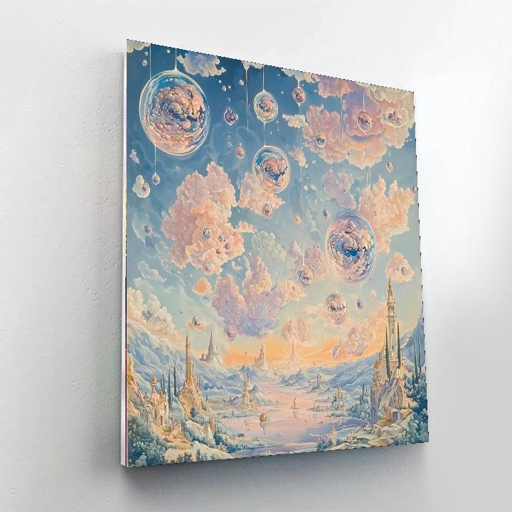 Salvador Dali Inspired Dreamscape Skies  Paint By Numbers