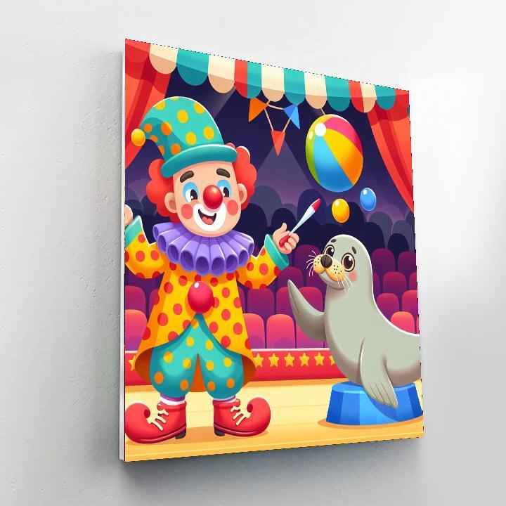 Dreamland Circus Number Painting