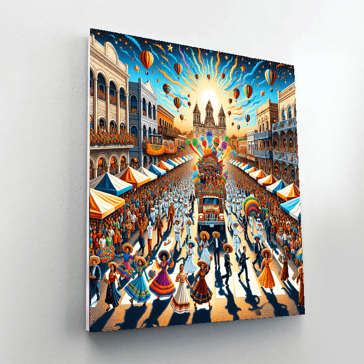 Fiesta San Antonio - Usa Number Painting