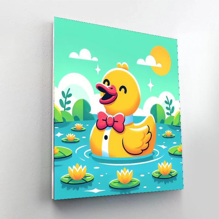Dapper Duck Painting Number Kit