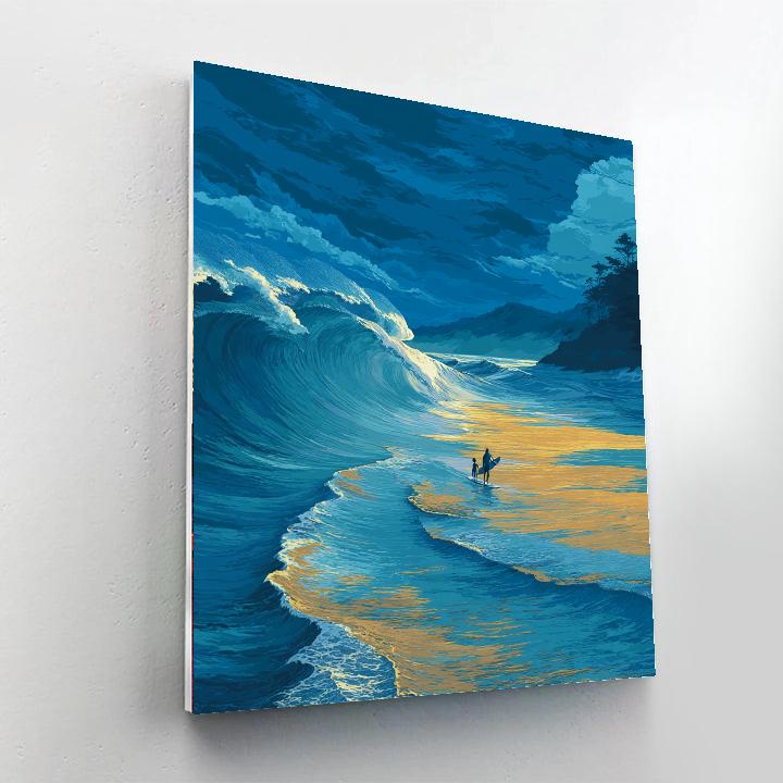Ocean Waves Of Wisdom Paint By Color