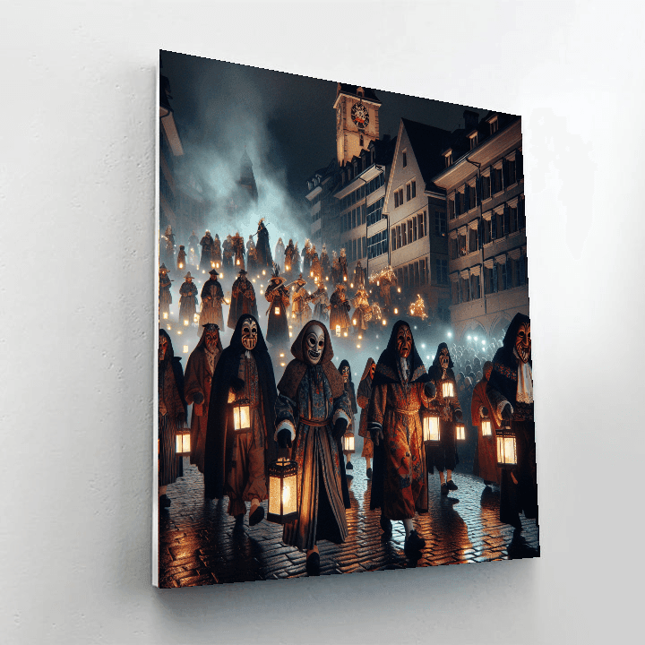 Basel Fasnacht - Switzerland Paint By Number