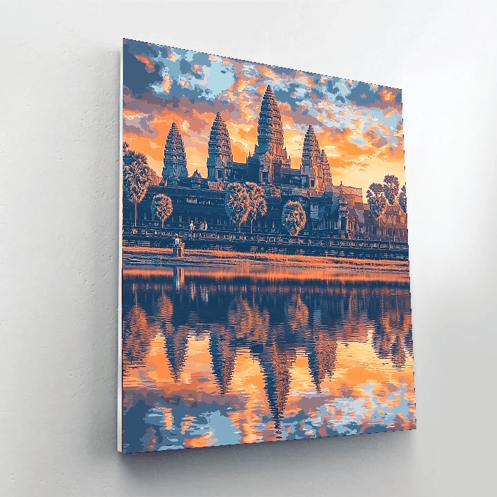 Angkor Wat Paint By Color