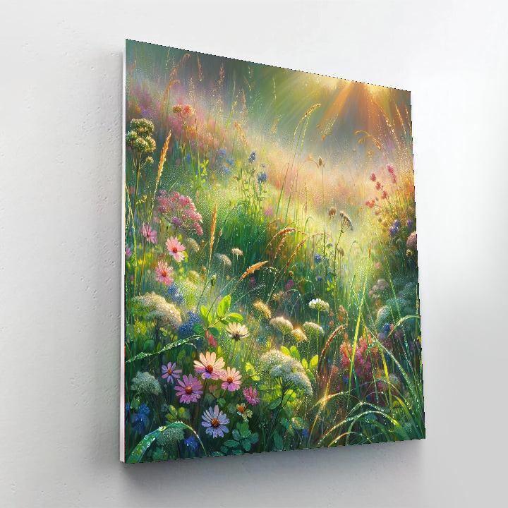 Dewy Meadow Magic DIY Paint By Numbers