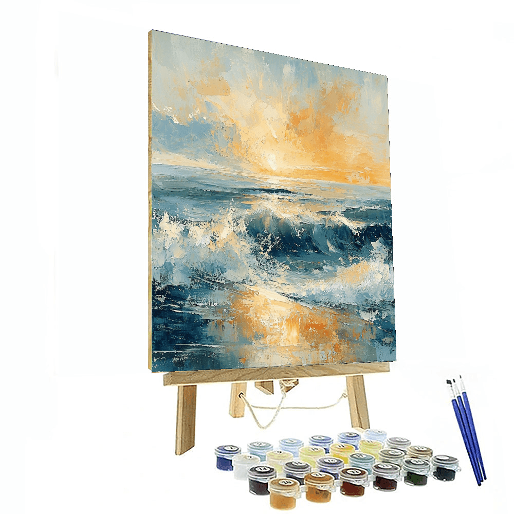 Turner Inspired Impressionist Seascapes - DIY Painting By Numbers Kit