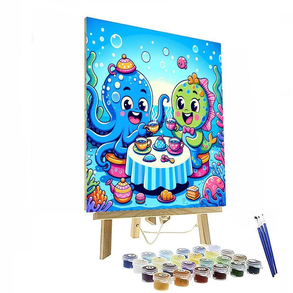 Underwater Tea Party - DIY Painting By Numbers Kit – Artistry Rack