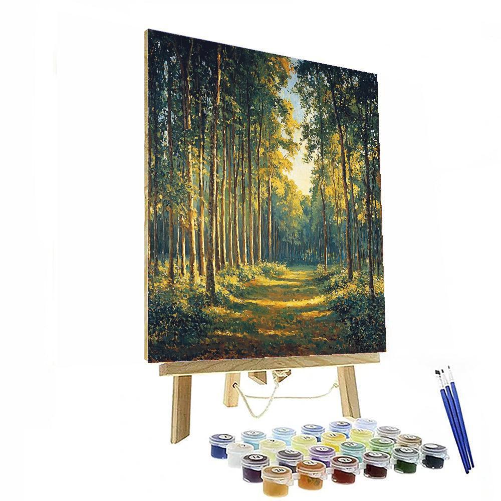 John Constable Inspired Forest Awakening  Paint By Number