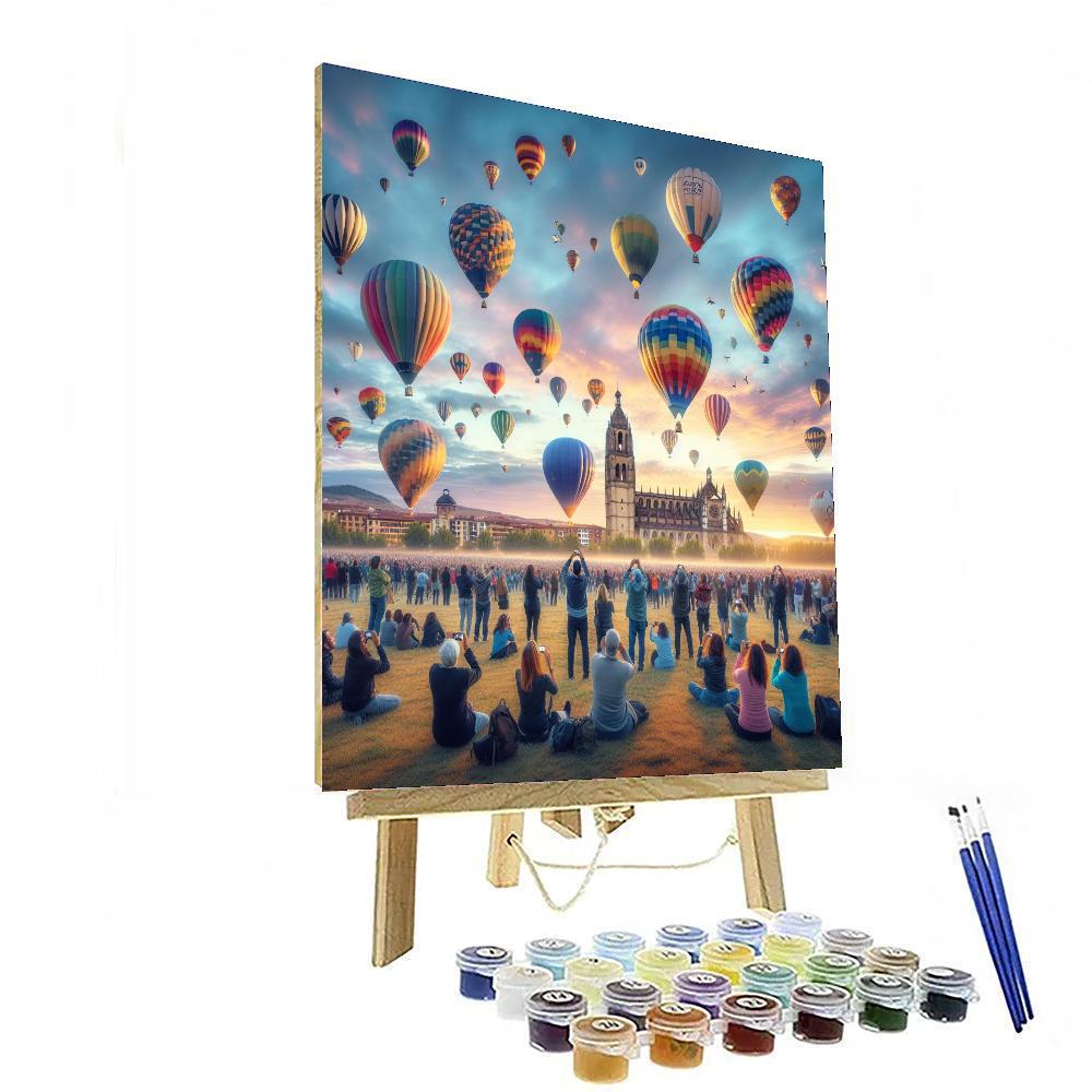 Balloon Fiesta - Mexico Painting Number Kit