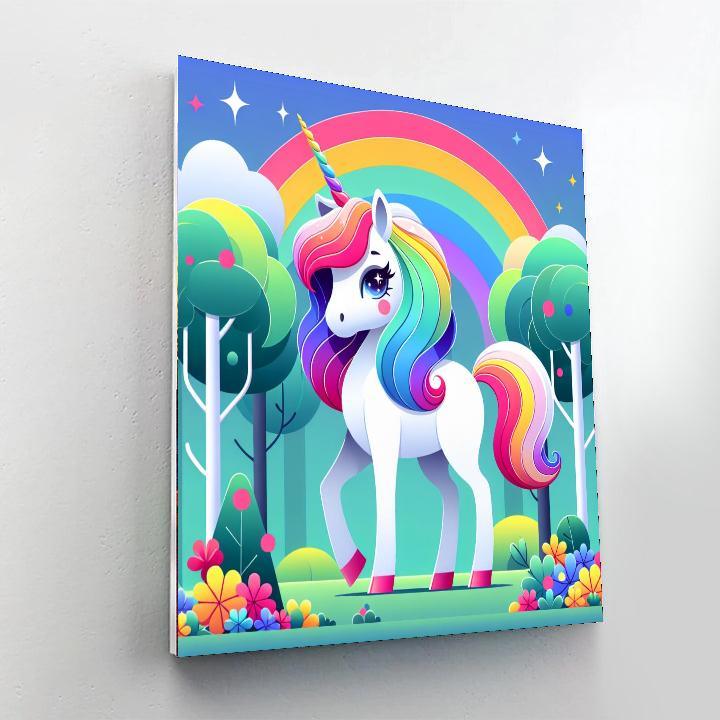 Enchanted Forest Unicorn DIY Paint By Numbers