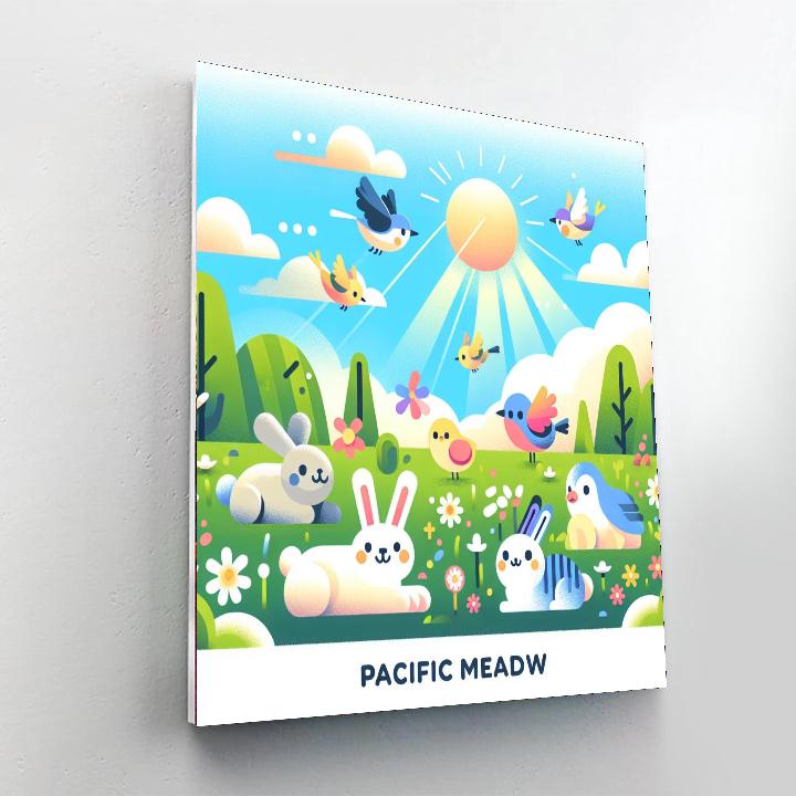 Merry Meadow Merriment Paint By Color