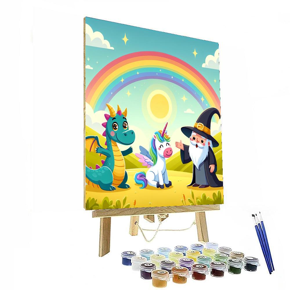 Mystical Fairytale Adventure Number Painting