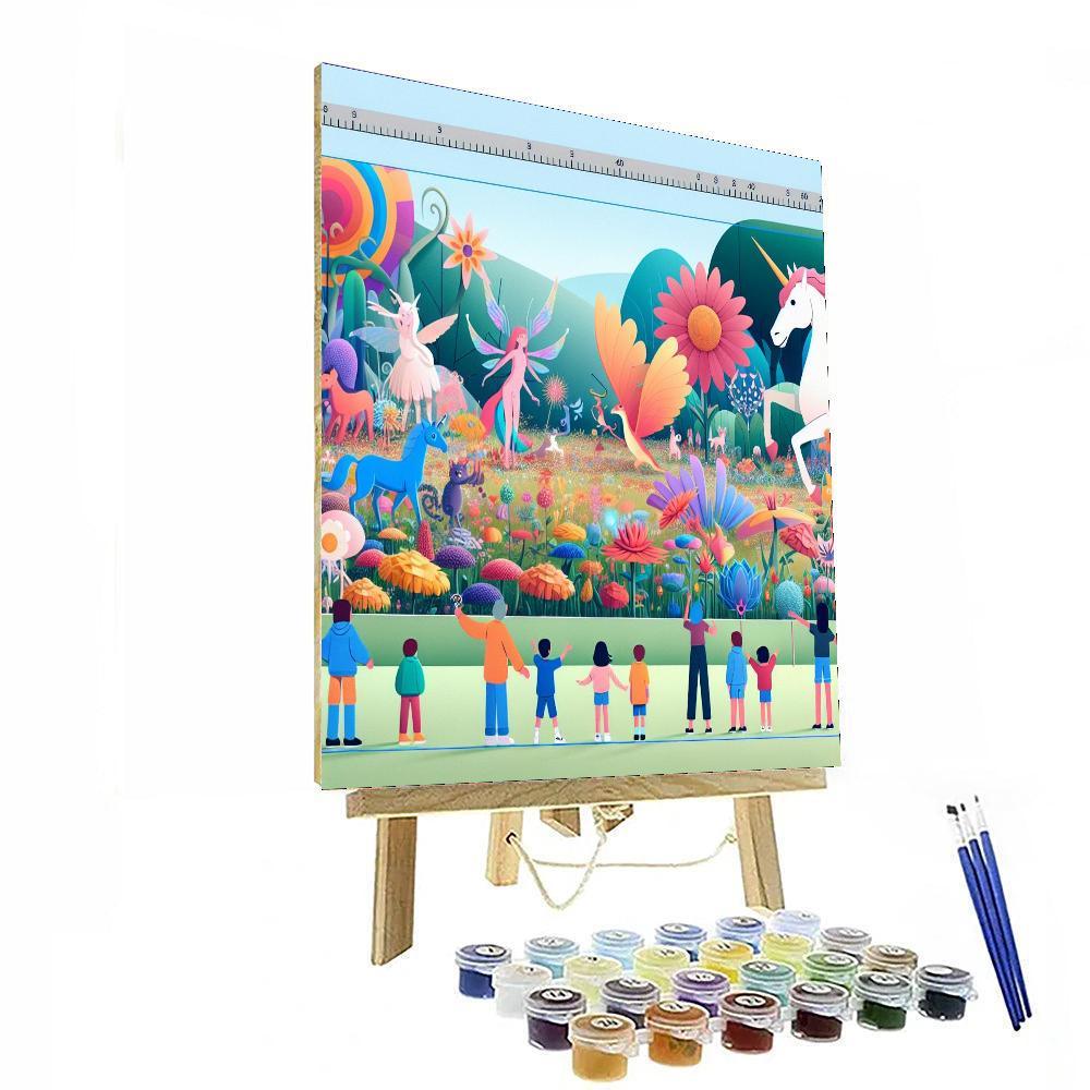Mystical Garden Adventure Paint By Numbers Art