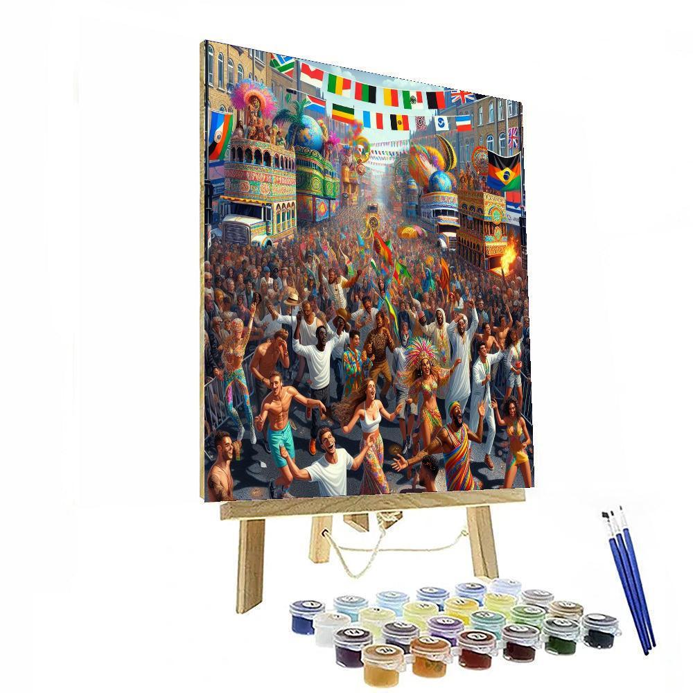 The Carnival Of Cultures Number Painting
