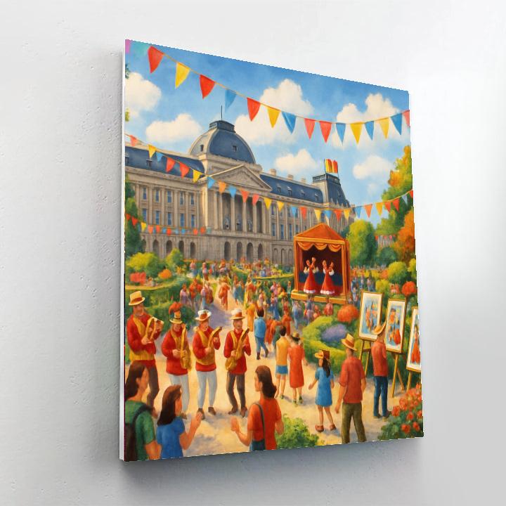 The Royal Palace Festival Paint By Numbers Art