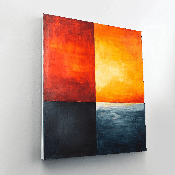 Mark Rothko Inspired Timeless Symphony Of Colors  Painting By Numbers Kit