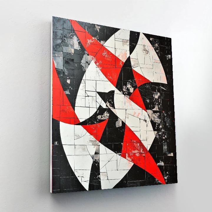 Banksy Inspired Shattered Illusions  Paint By Number