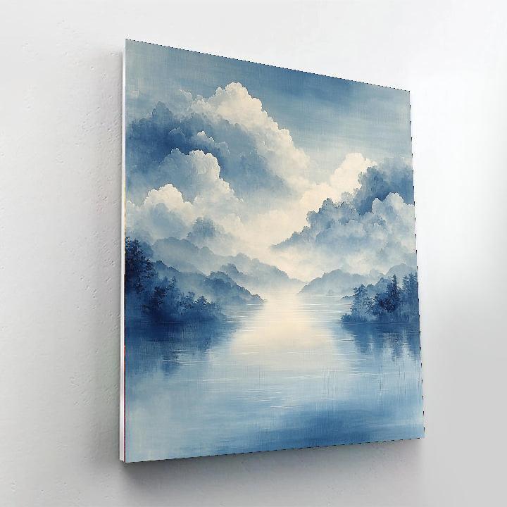 Zhao Mengfu Inspired Essence Of Balance  Paint By Color