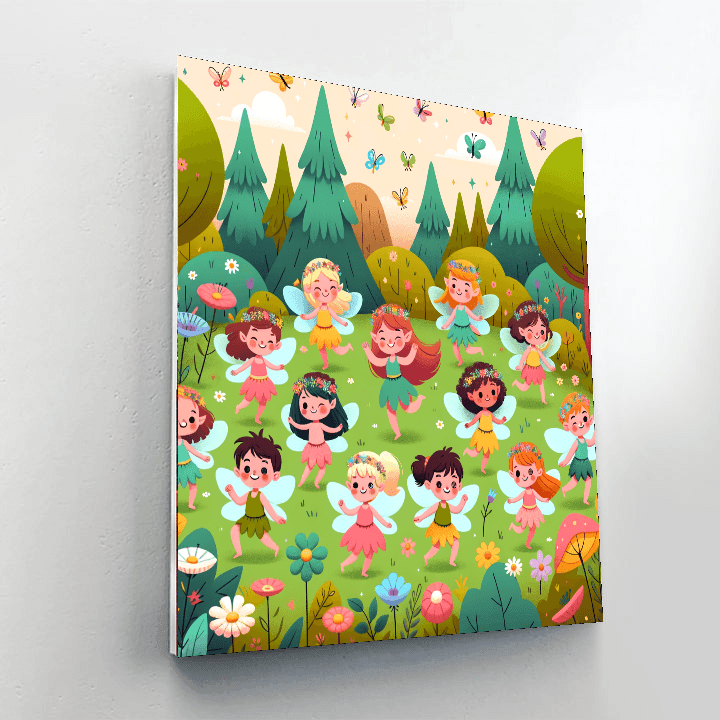 Magical Fairy Enclave DIY Paint By Numbers
