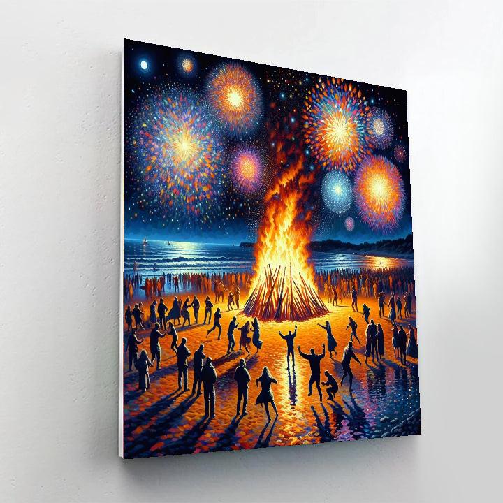 Saint John's Eve - Spain Number Painting