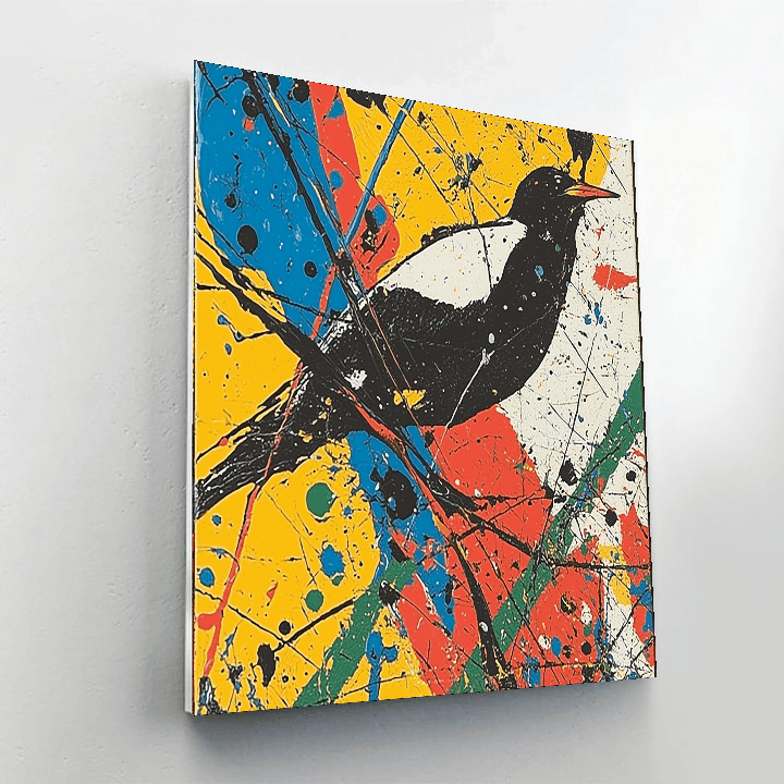 Jackson Pollock Inspired Contemporary Fusion  Paint By Numbers
