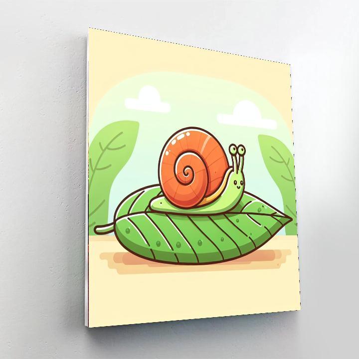 Snappy Snail Safari Number Painting