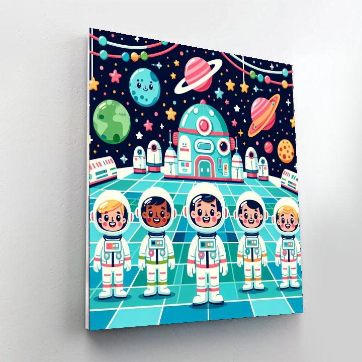 Adventures On The Space Station Paint By Number