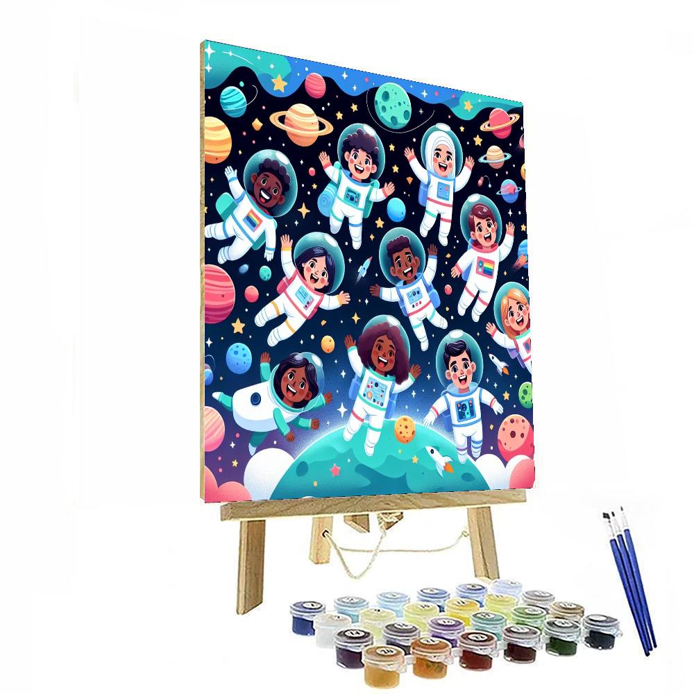Exploring Space Numbered Painting Kits