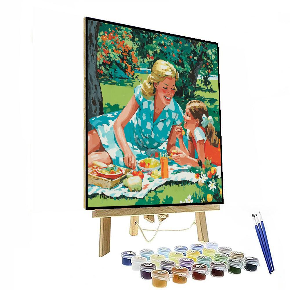 Family Picnic Joy Paint By Numbers Kits