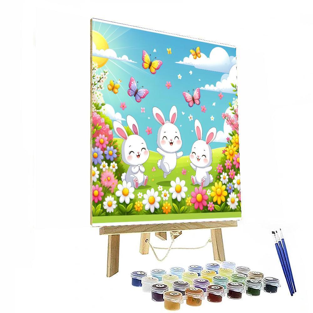 Playful Springtime Adventure Paint By Number