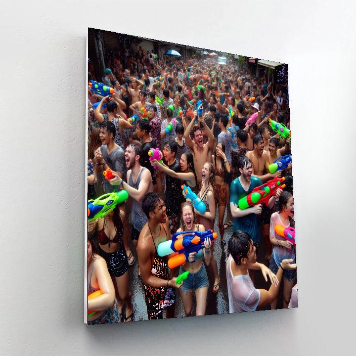 Songkran - Bangkok Numbered Painting Kits